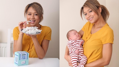 '분필'에 중독된 20대 여성, 임신 중에도 日 10개씩 섭취