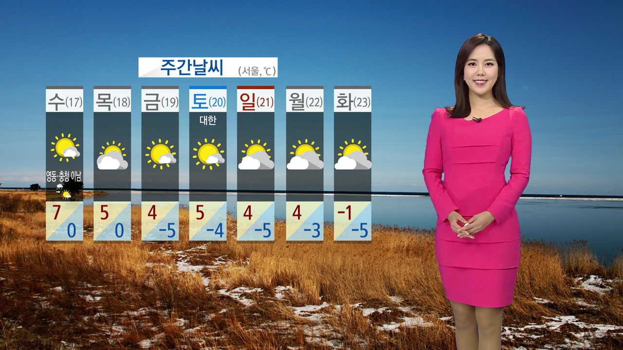 전국 날씨 주간예보