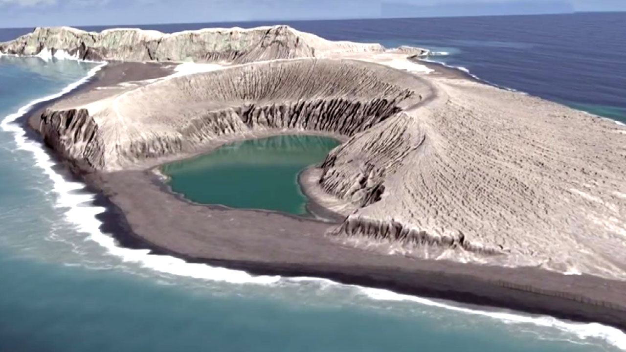 남태평양의 새로운 화산섬...초기 화성 비밀 풀까?
