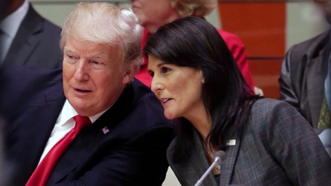 '트럼프-헤일리 불륜설' 등장... 헤일리 "완전 거짓"