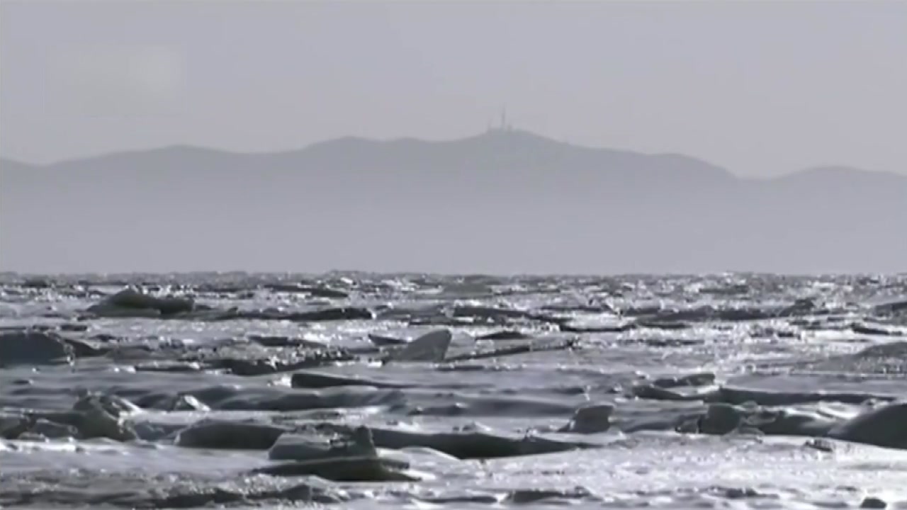 中 랴오둥만 바다 절반 이상 결빙