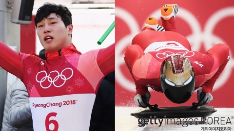 윤성빈 금메달...아시아 선수로 첫 올림픽 썰매 정상