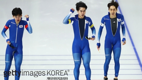 남자 빙속 팀추월, 오늘 금메달 도전