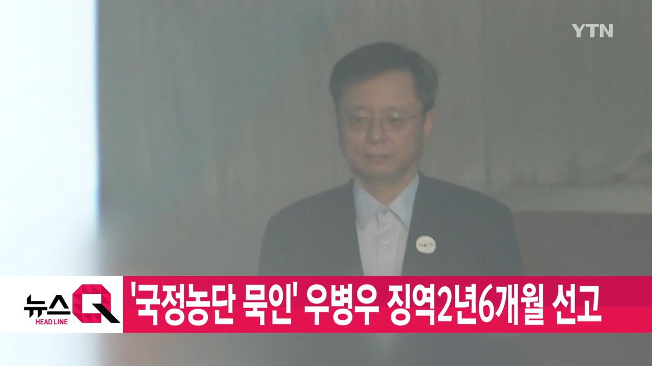 [YTN 실시간뉴스] '국정농단 묵인' 우병우 징역2년6개월 선고