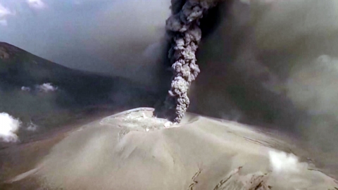 일본 신모에다케 화산 활동 격화