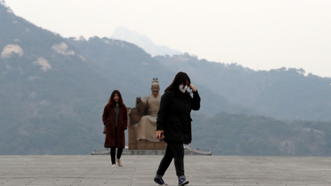 경기도 중부권에 초미세먼지 주의보 발령