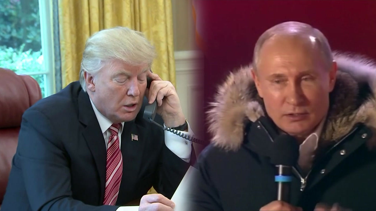 트럼프, '푸틴 축하 전화' 일파만파...들끓는 백악관