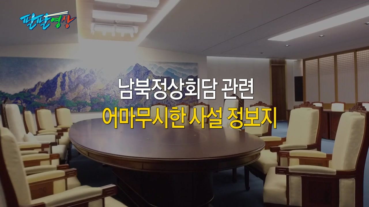 [팔팔영상] '남북정상회담 지라시' 진짜일까?