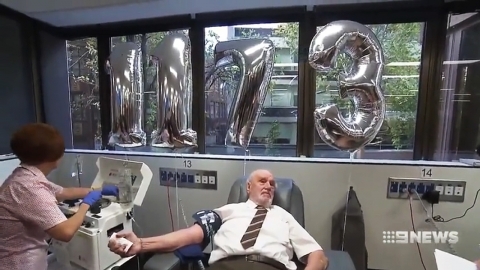 60년간 희귀 혈액 기부, 240만 명 살린 할아버지의 마지막 헌혈