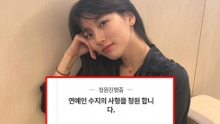 "수지의 '사형'을 청원한다"…도넘은 국민청원 논란 "수지의 '사형'을 청원한다"…도넘은 국민청원 논란