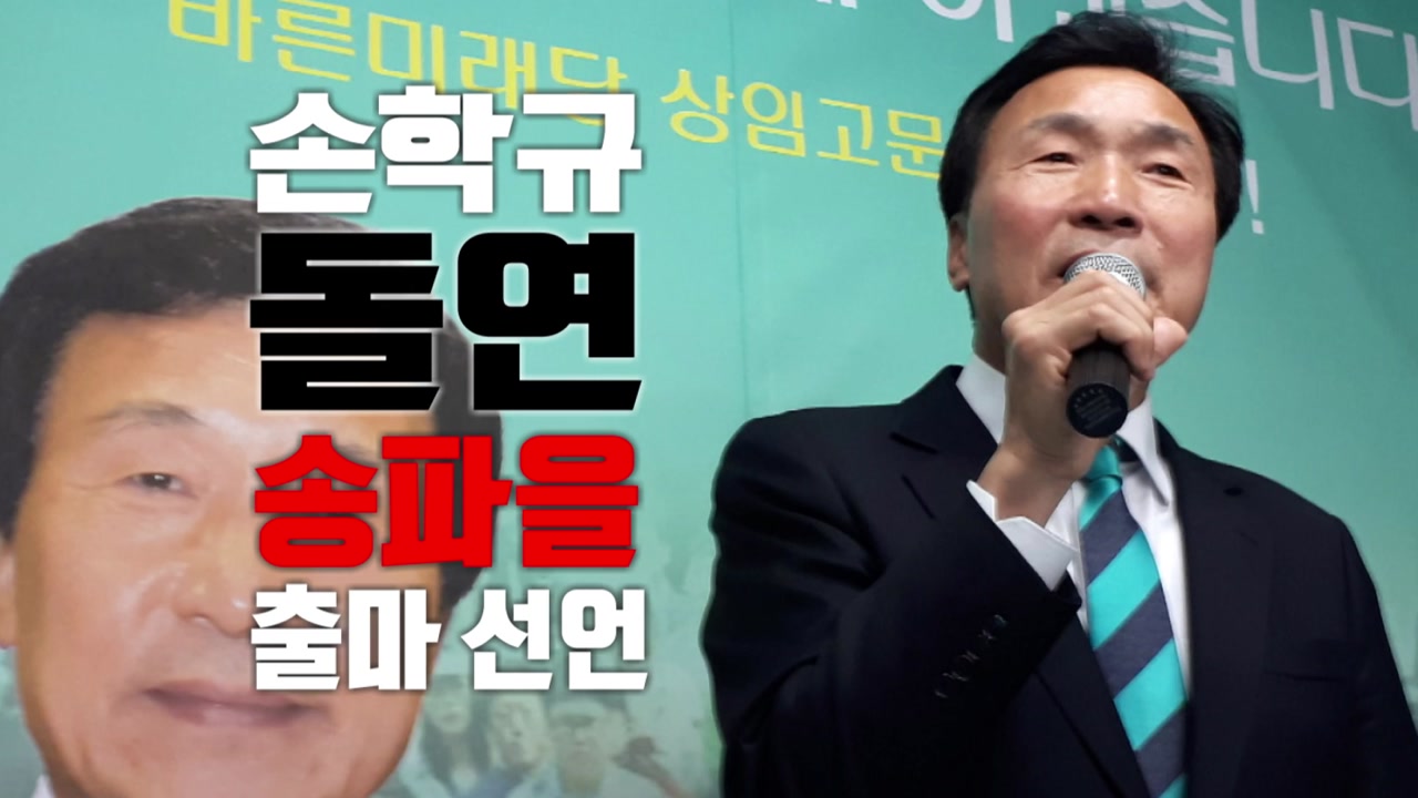 손학규, 송파을 출마 의사...공천 내홍 확산