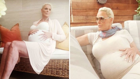 54세에 다섯째 임신한 할리우드 스타 브리짓 닐슨