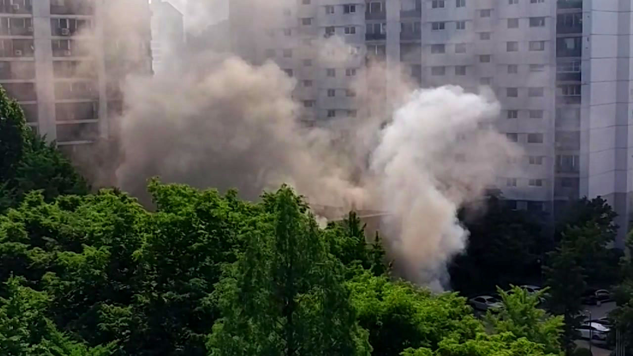 전국 곳곳 아파트 화재...폐산 15톤 유출