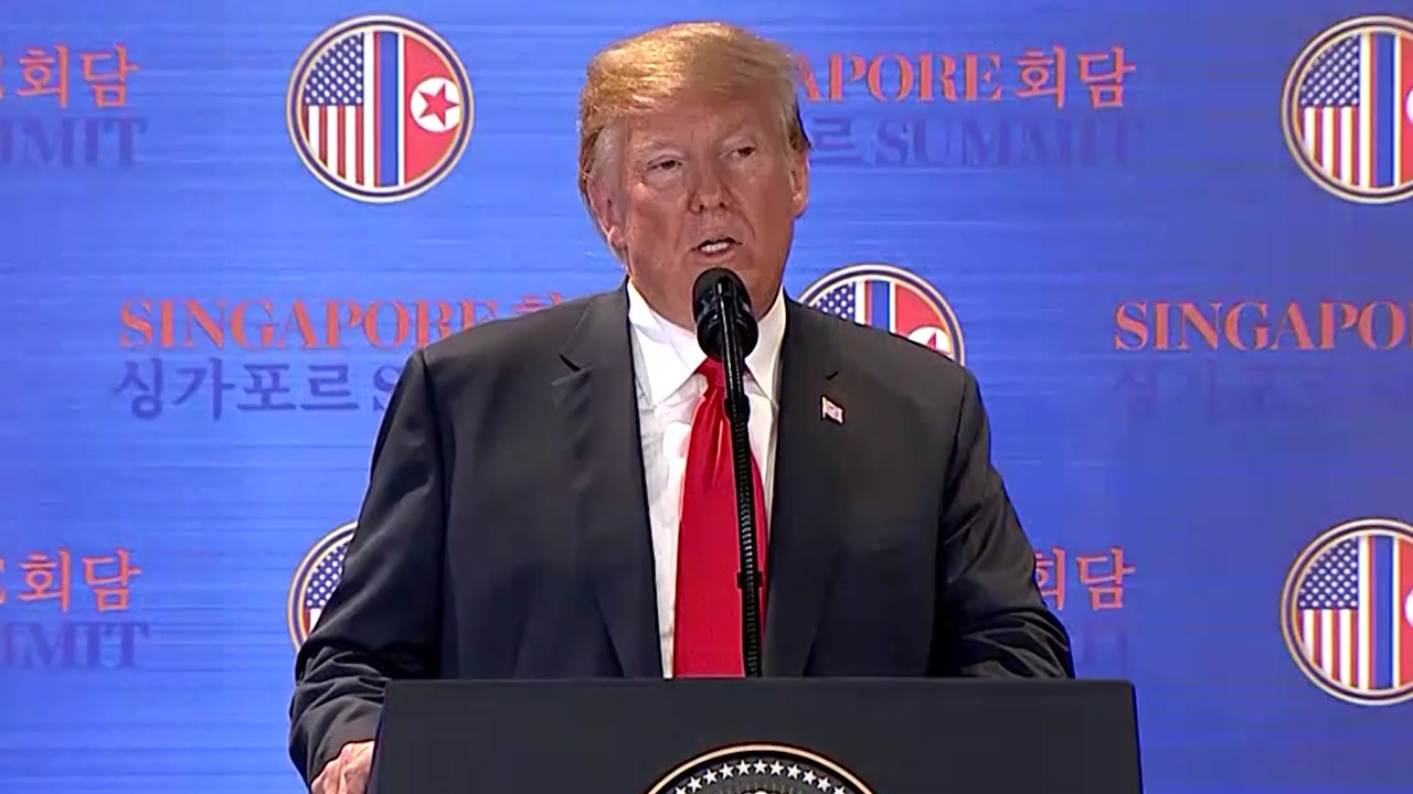 [현장영상] 트럼프, "한국 기자 어디 있나요?" 찾은 이유