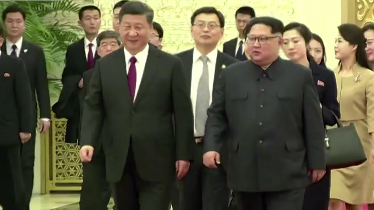 北 김정은 위원장, 시진핑 주석과 회담