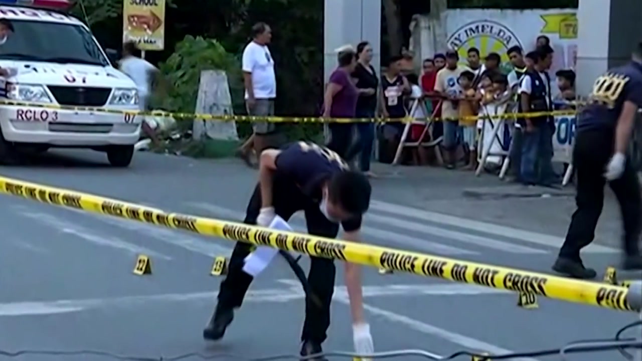 '무법천지' 필리핀...이틀 연속 시장 총격 피살