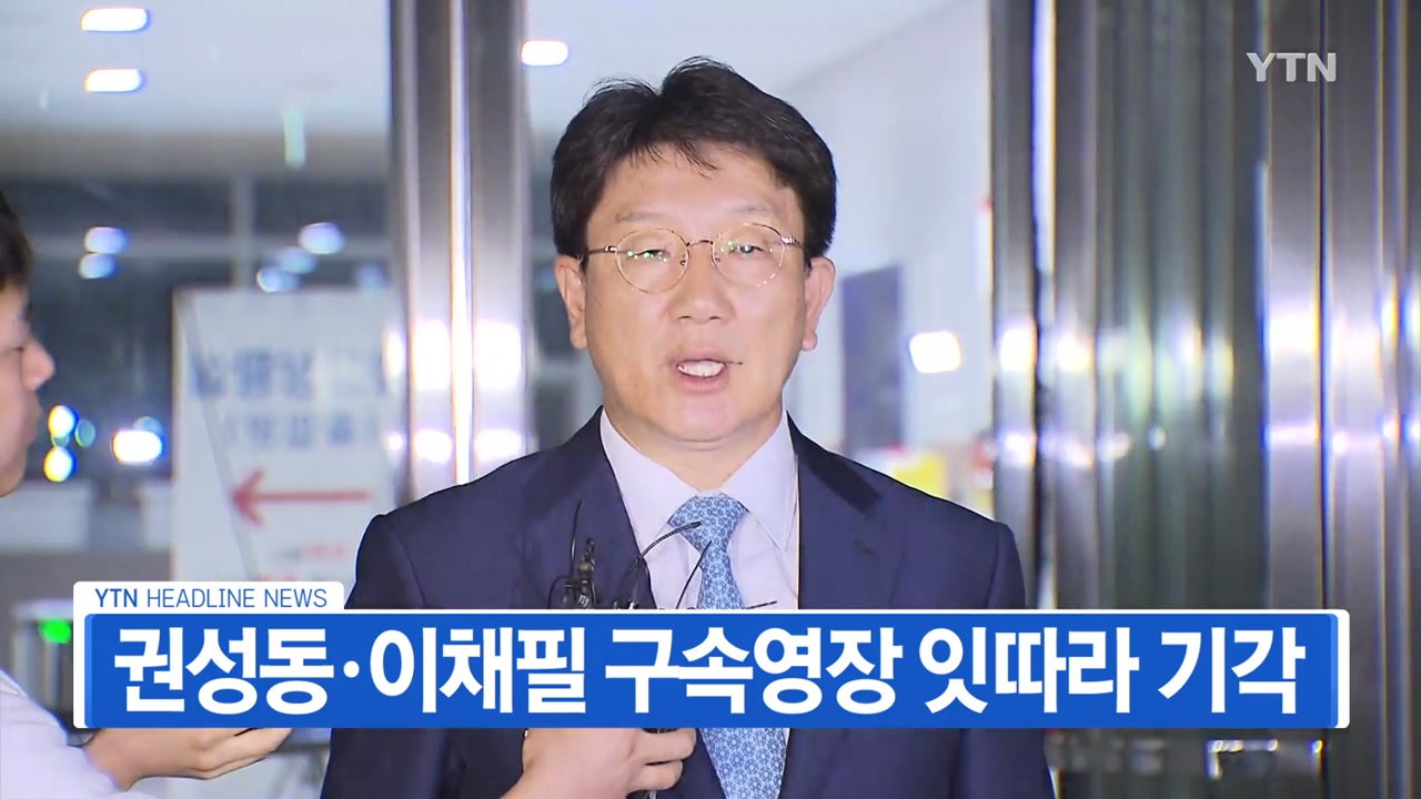 [YTN 실시간뉴스] 권성동·이채필 구속영장 잇따라 기각