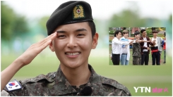 려욱, 전역 신고…'슈주' 이특·시원·동해·은혁 축하 려욱, 전역 신고…'슈주' 이특·시원·동해·은혁 축하