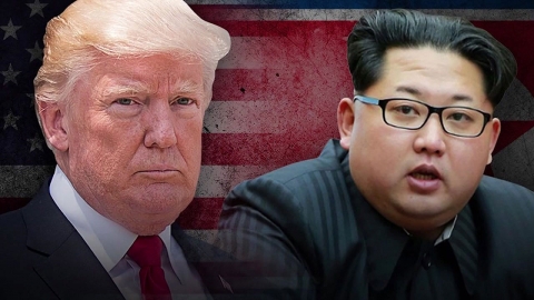 트럼프 "로켓맨 기분 나쁘냐" 김정은 "아니다"