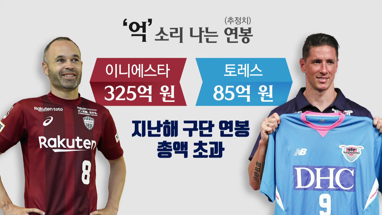 '월드 스타' 뜨자 구름 관중...일본 J리그 들썩