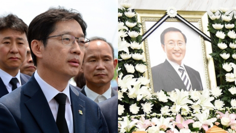 김경수, 故 노회찬 추모 "정치가 허망하다"