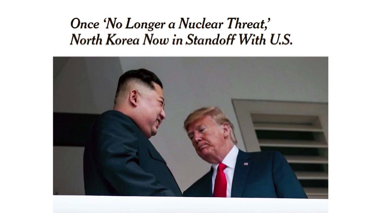 "北, 美 비핵화 제안 모두 거부"...'비핵화·종전선언' 선후 간극 좁힐까
