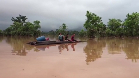 라오스 댐 사고 지역 또 홍수...실종자 수색 중단