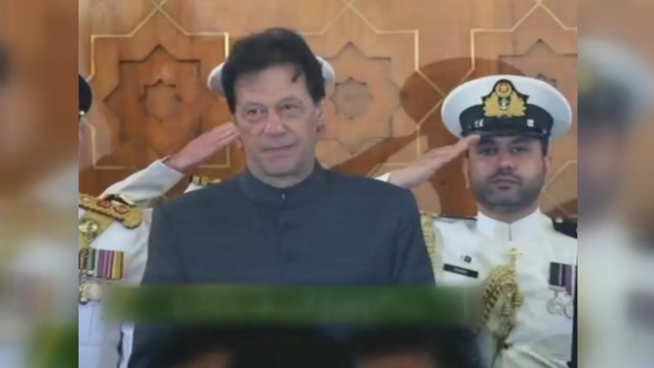 '크리켓 영웅' 임란 칸 파키스탄 총리 취임