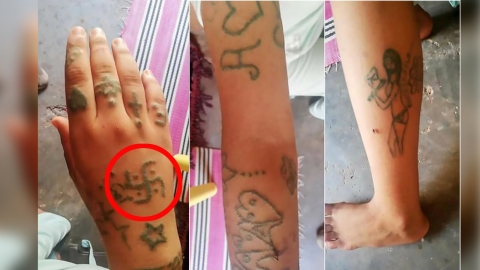 10대 소녀 성폭행하고 온 몸에 나치 문신 새긴 범죄자들 