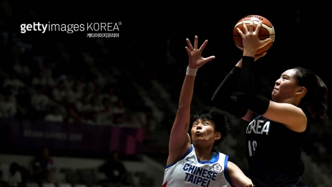 여자 농구 단일팀, 타이완 꺾고 결승 진출