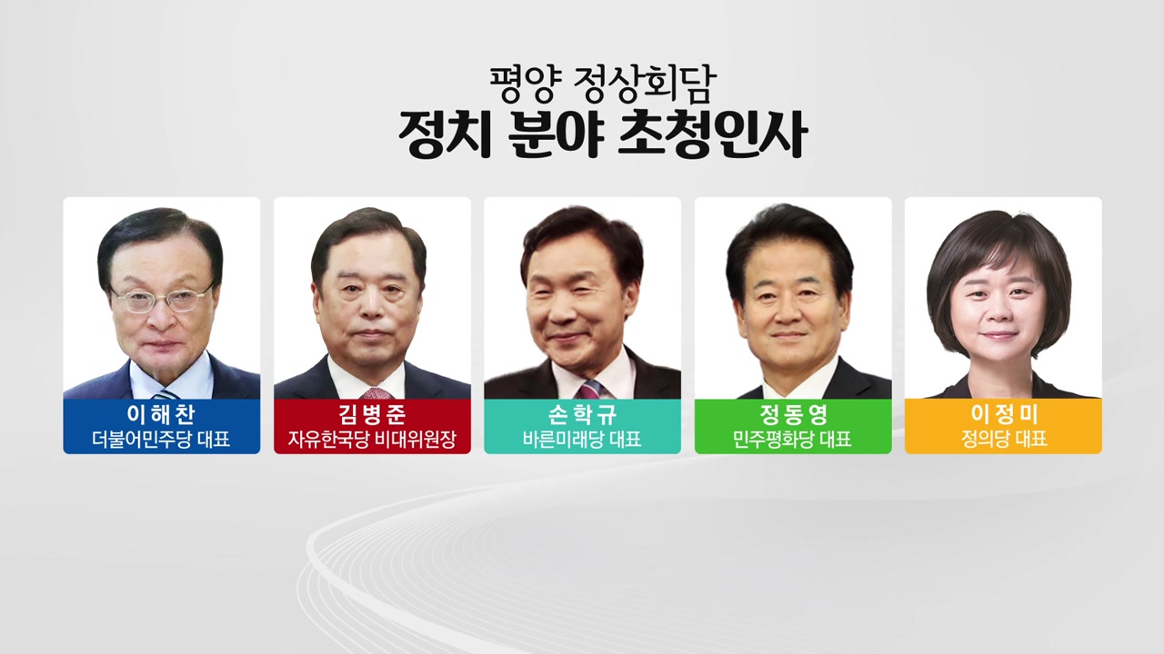 靑 정무수석 5당 대표 예방...보수 야당 '냉랭'