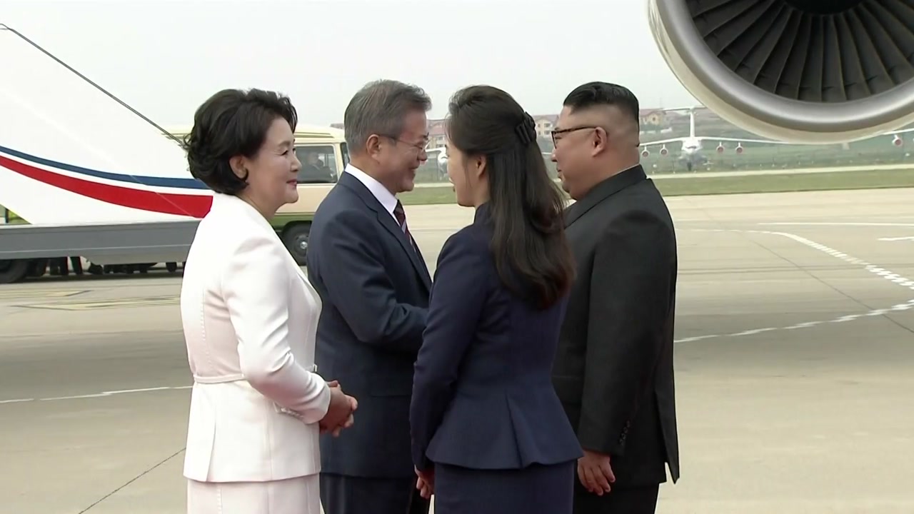 '평화, 새로운 미래' 2018 남북정상회담 평양 1일차 (6)