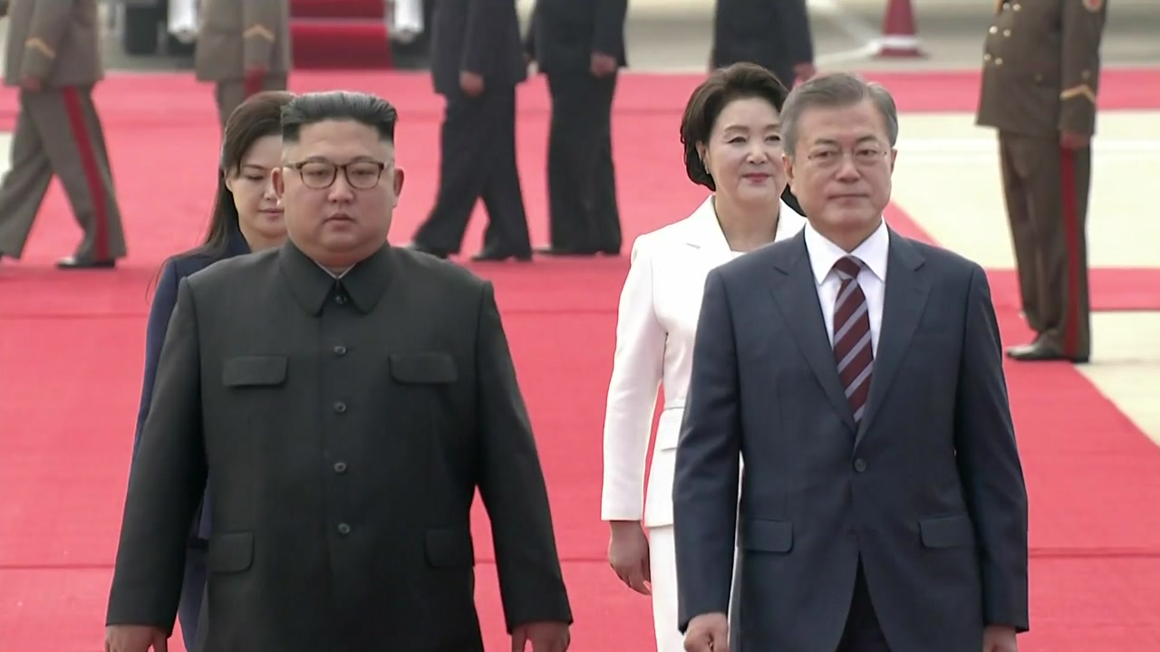 '평화, 새로운 미래' 2018 남북정상회담 평양 1일차 (11)