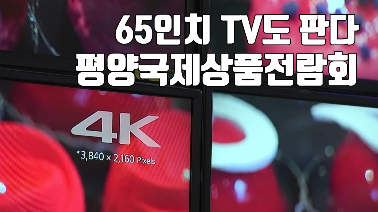 [자막뉴스] 북한 65인치 TV 가격은 얼마? 박람회 보니...