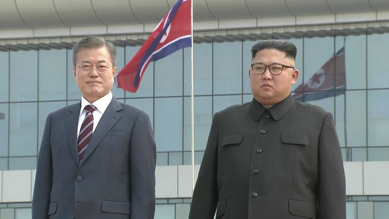 '평화, 새로운 미래' 2018 남북정상회담 평양 1일차 (21)