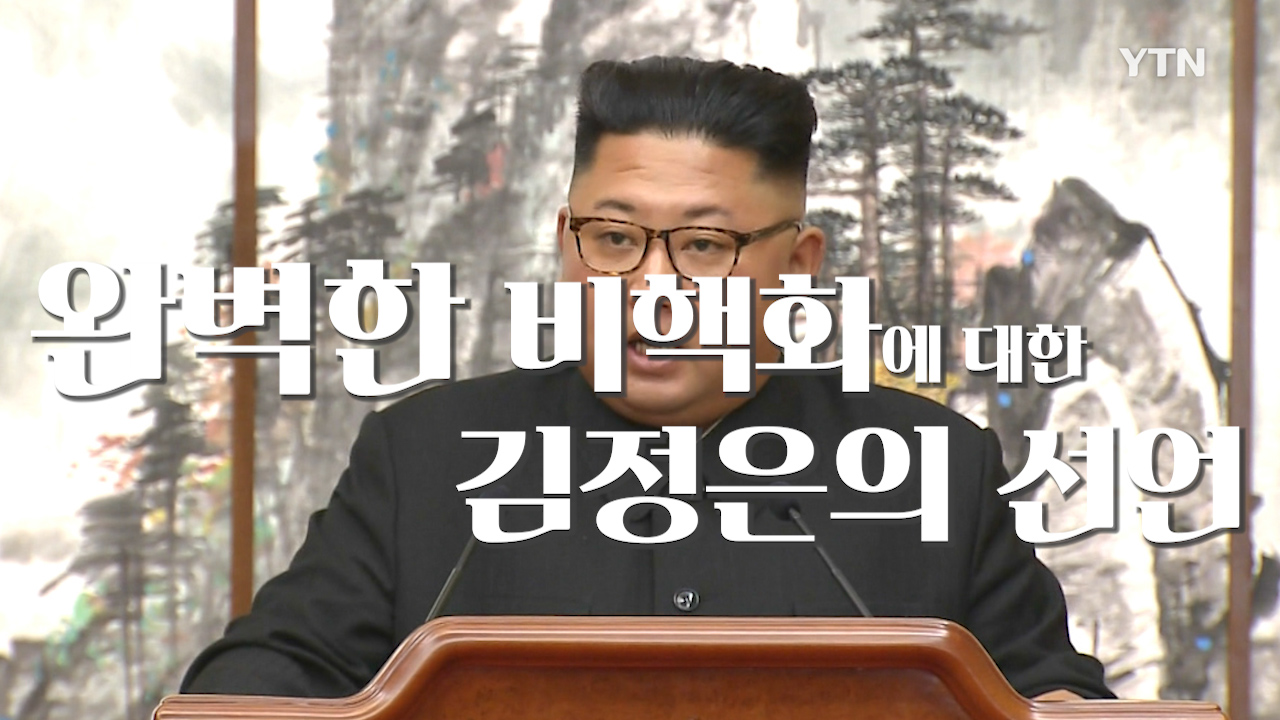 [영상] 핵 없는 한반도, 김정은의 선언