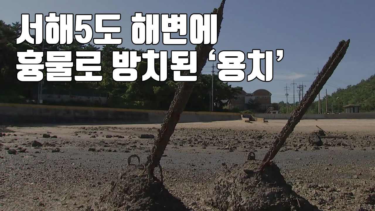 [자막뉴스] 서해5도 해변에 흉물로 방치된 '용치'