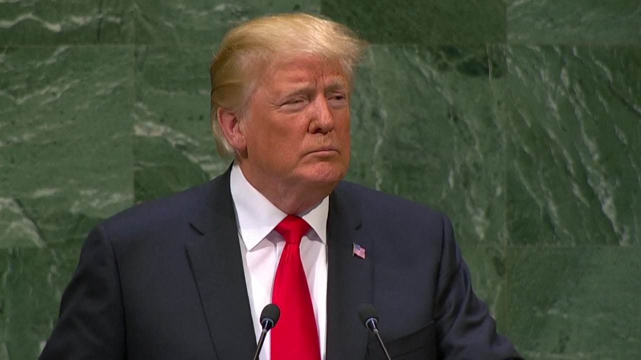트럼프, UN 연설에서 '북핵 해결 의지 천명'...2차 북미정상회담 주목