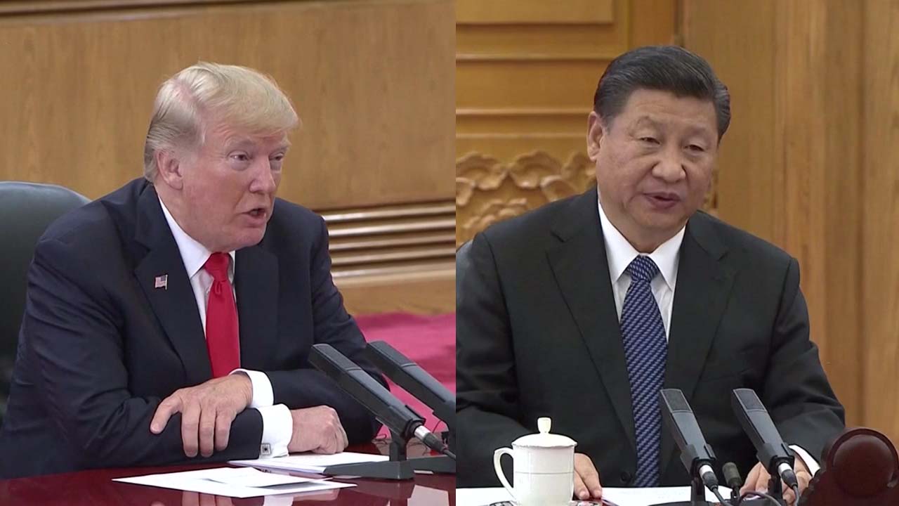 트럼프 "시진핑과 무역·北 문제 좋은 대화"