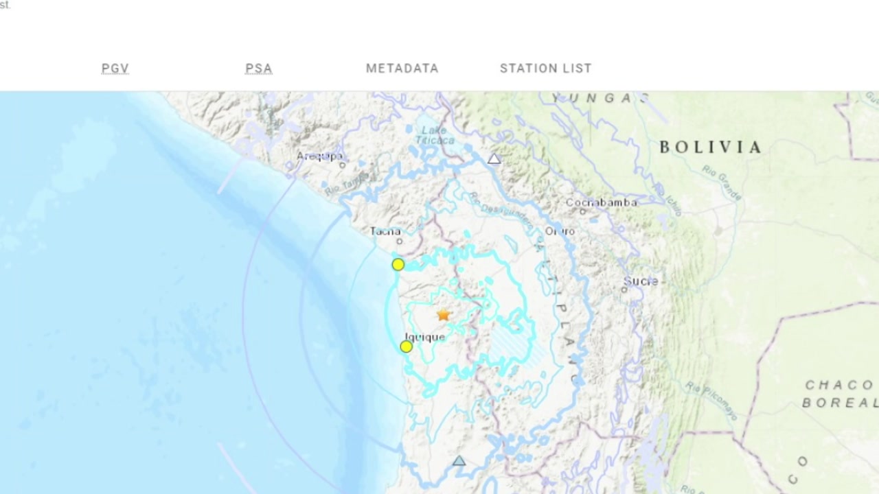 '불의고리' 칠레 북부서 규모 6.2 지진...피해 보고 없어
