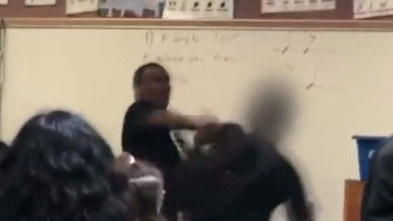 미국 LA 교사, 14세 소년 주먹으로 마구 폭행해 논란