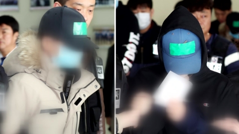 '인천 중학생 추락사' 숨진 피해자 점퍼 입고 법원 출두