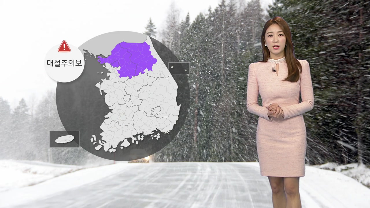 [날씨] 서울·경기 북부·강원도 대설주의보...눈 언제까지 오나?