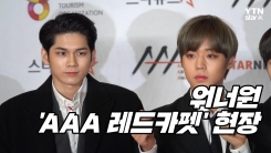 워너원, 여심 훔치는 귀여운 매력...AAA 레드카펫 현장 워너원, 여심 훔치는 귀여운 매력...AAA 레드카펫 현장