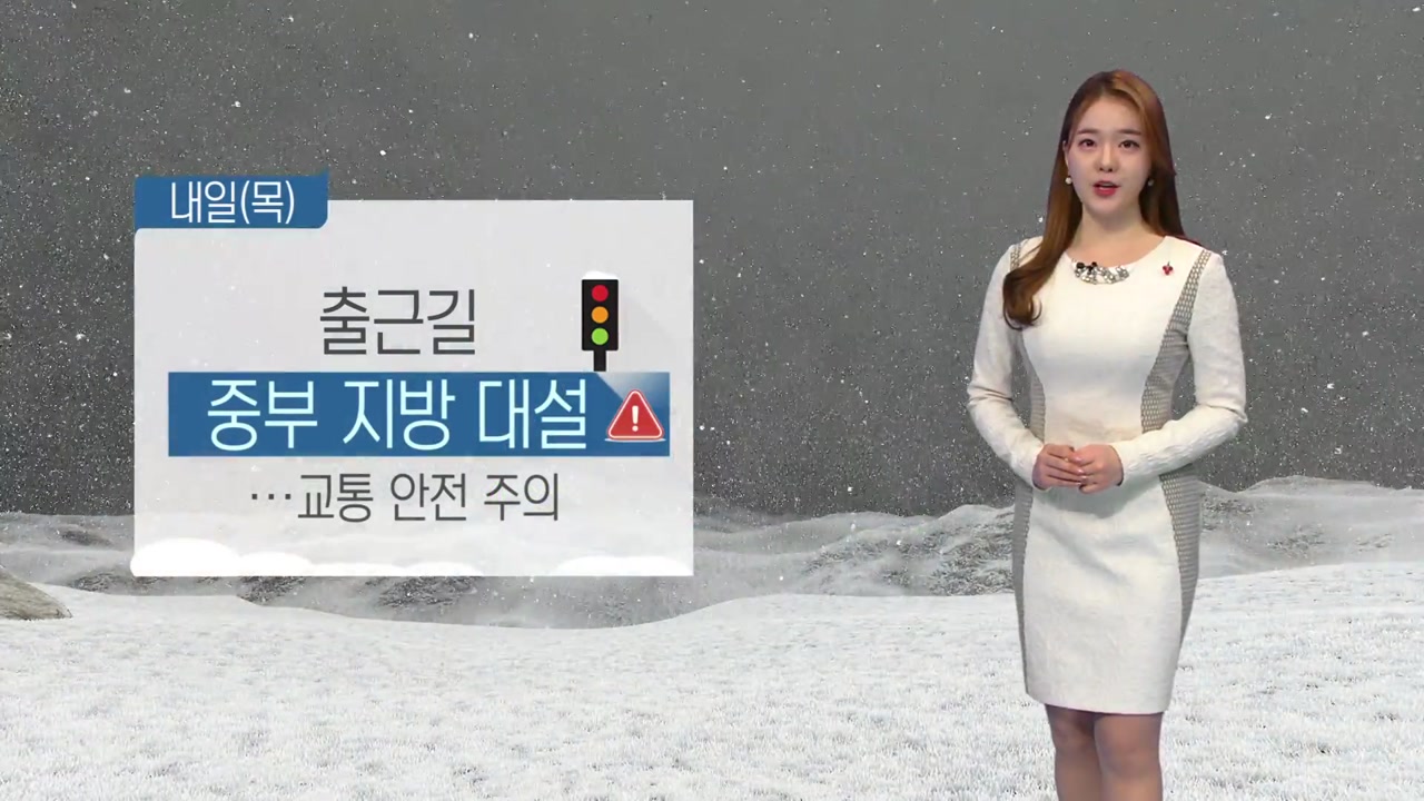 [날씨] 아침 서울 많은 눈...출근길 교통 대란 우려