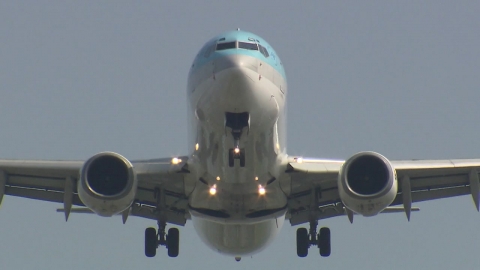 대한항공 CS300기 엔진결함 회항 뒤늦게 알려져