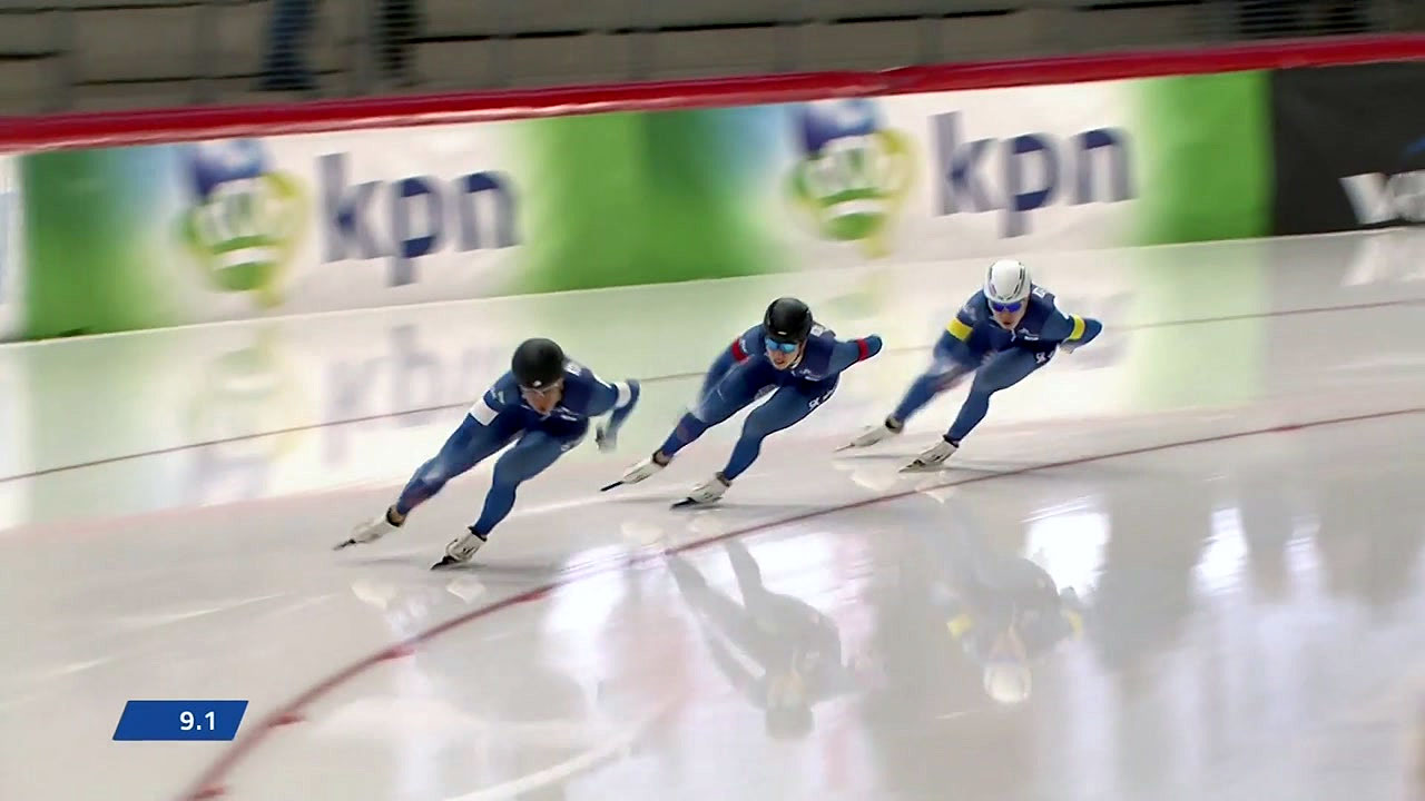 빙속 대표팀, 세계선수권 팀 스프린트 은메달