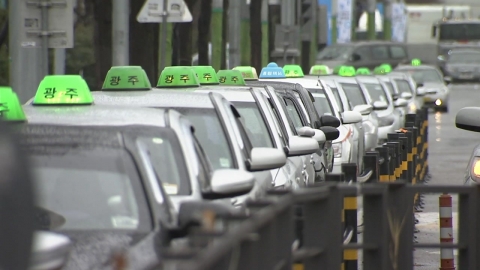 서울 택시 기본요금, 내일부터 3천800원으로 인상