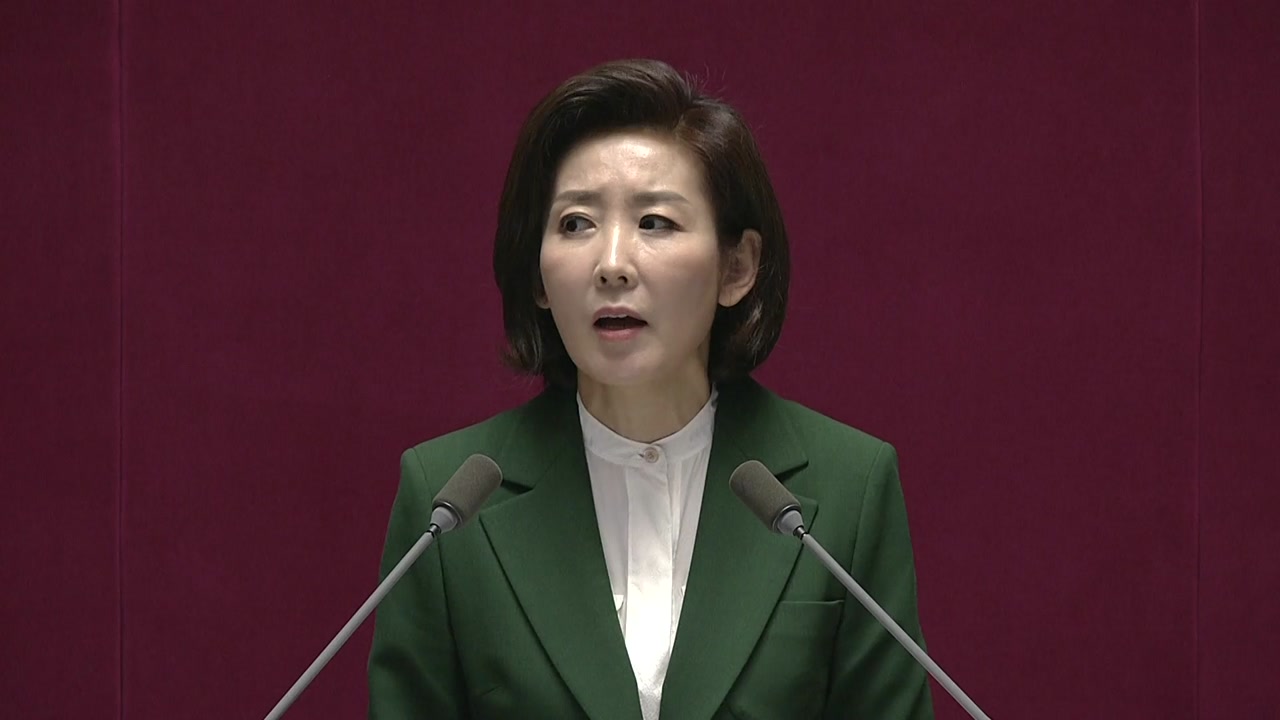 "김정은 수석대변인" 나경원 발언에 국회 아수라장