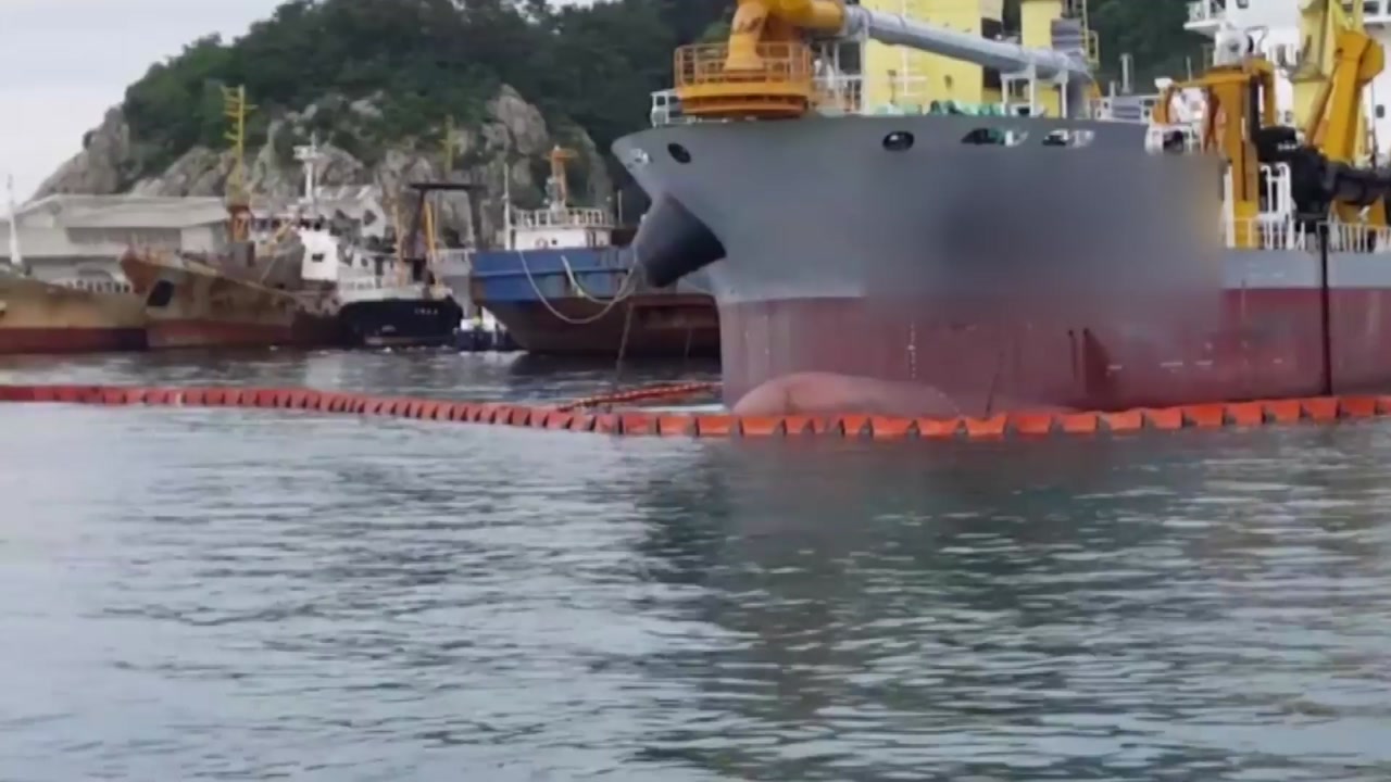 부산항 외국선박 기름 유출 급증...가벼운 처벌 탓